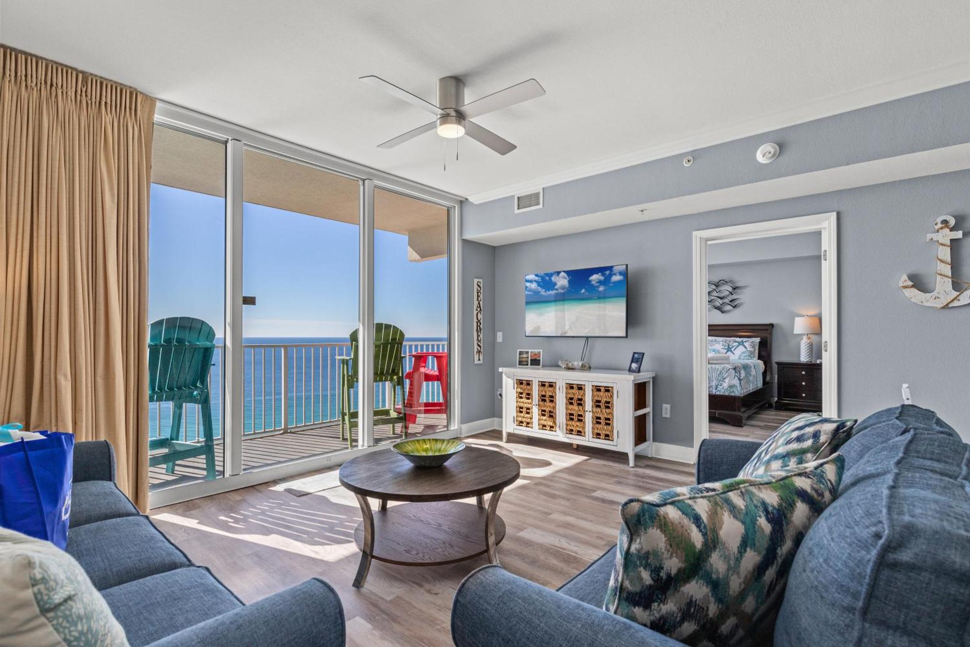 Tidewater Escape: 1Br/2Ba Beachfront Condo, Sleeps 6, Gulf Views & Comfort! Panama City Beach Kültér fotó