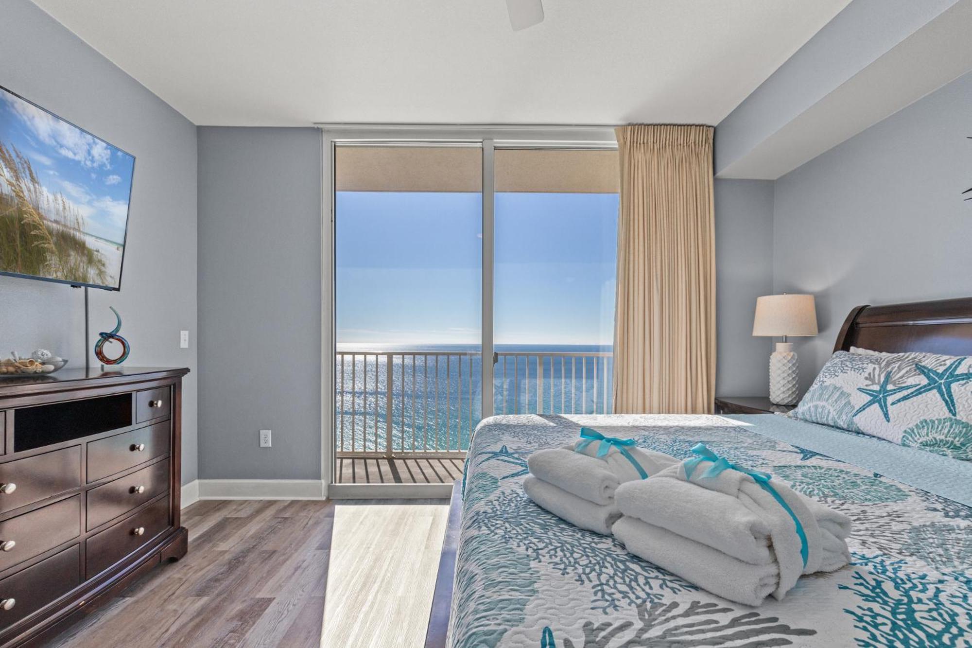 Tidewater Escape: 1Br/2Ba Beachfront Condo, Sleeps 6, Gulf Views & Comfort! Panama City Beach Kültér fotó